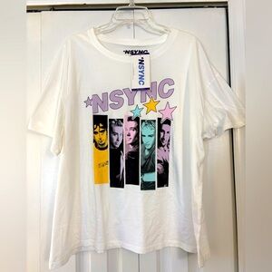 NWT official *NSYNC baby tee, size XXL